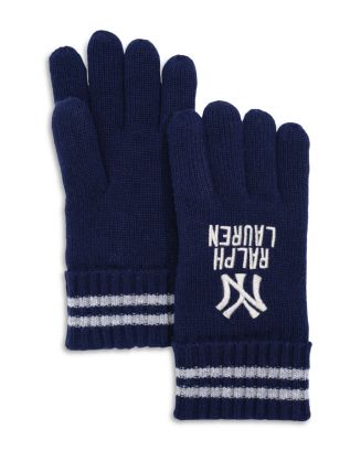 Polo Ralph Lauren Yankees Fleece Lined Knit Gloves | Bloomingdale's