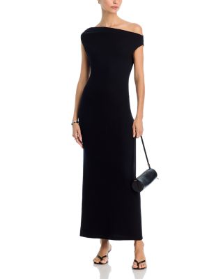 Lauren Ruched Asymmetrical Dress