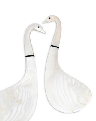 Mother of Pearl Salad Servers, Set of 2