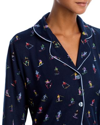 Notched Collar Jersey Pajama Set - Exclusive