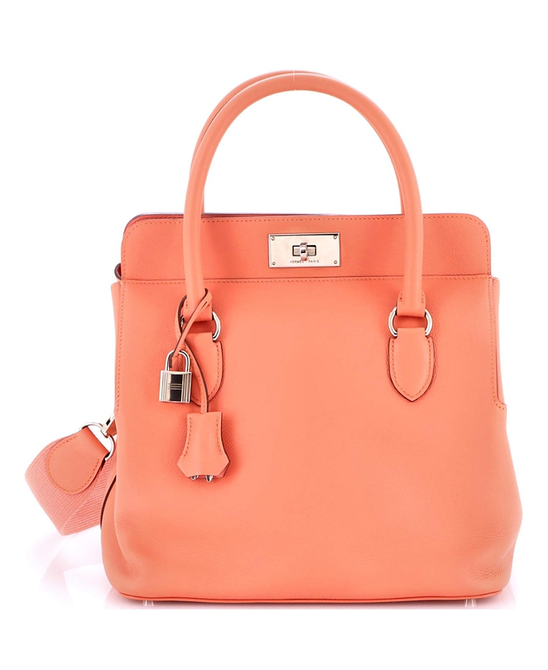 Click to view more detailed imagery on our partner's website Pre-owned Pre-owned Hermes Hermes 26 Toolbox Bag Evercolor In Pink
