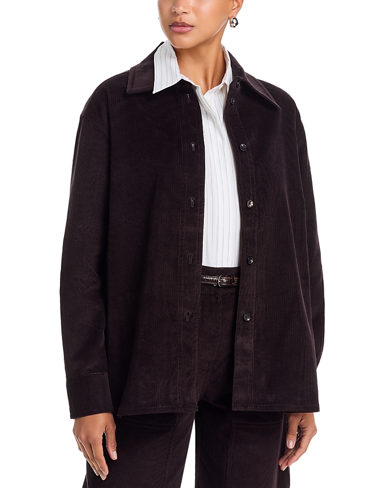 Co Rduroy Overshirt In Brown