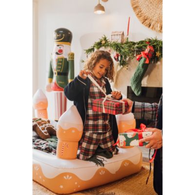 Gingerbread Holiday Kids Sleepover Bed Air Mattress