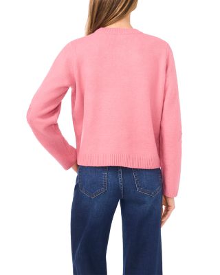 Floral Embroidery Cardigan Sweater