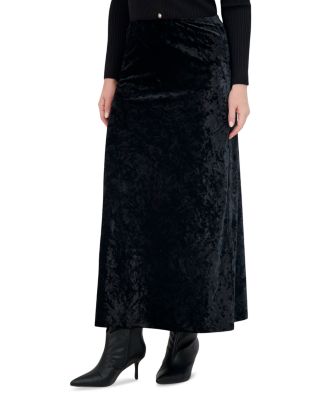 Velvet Straight Skirt