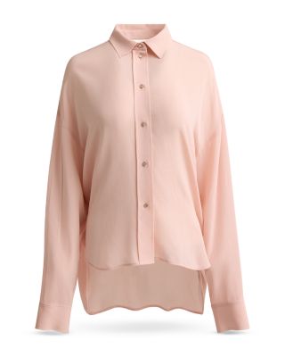 Silk High/Low Blouse