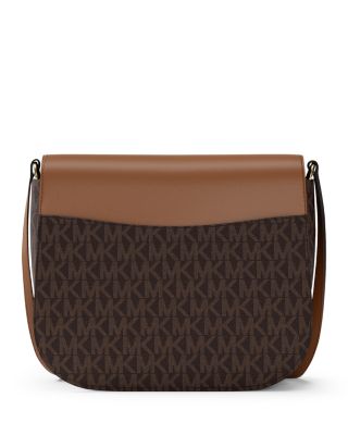 Emilia Small Monogram Saddle Crossbody