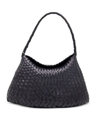 Santa Maria Woven Leather Shoulder Bag