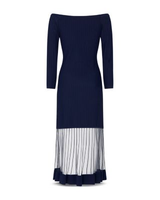 Off-the-Shoulder Midi Dress