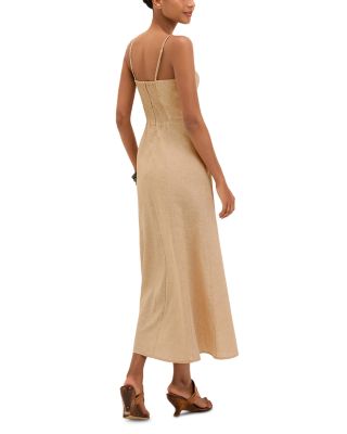 Bianca Linen & Cotton Midi Dress