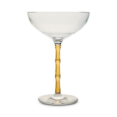 Bamboo Coupe Glass, Set of 2