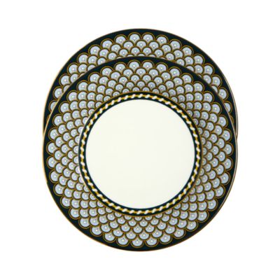 Napoli Blue Dessert Plates, Set of 2