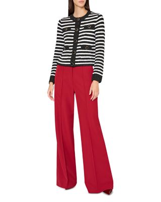 Sequined Crewneck Cardigan Sweater