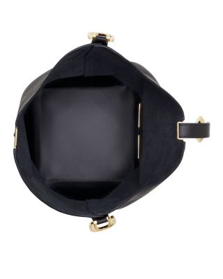 Catch By  Medium Leather Bucket Bag