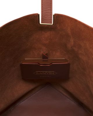 Catch By  Medium Leather Bucket Bag