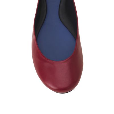 Women's The Ballerina Flat In Leather