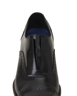  Brogue Oxford Shoe In Shiny Leather