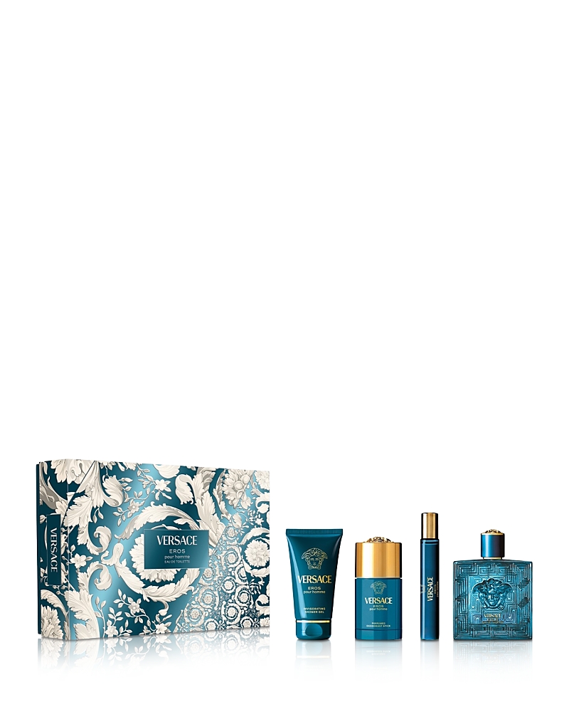 Versace Eros Eau De Toilette Gift Set ($197 Value) In Multi
