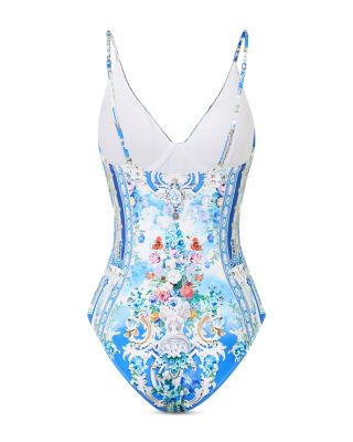 Soft High Tri Underwire One Piece Swimsuit