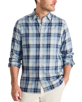 Brant Point Tech Twill Plaid Classic Fit Button Down Shirt
