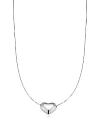 Sterling Silver Lover Pendant Necklace, 16"