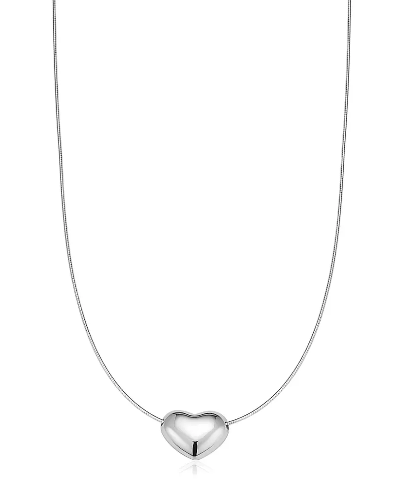 Oradina Sterling Silver Lover Pendant Necklace