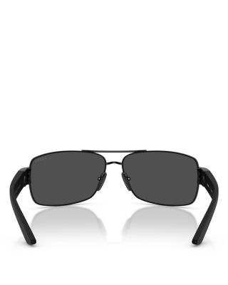 Linea Rossa Wraparound Sunglasses, 65mm
