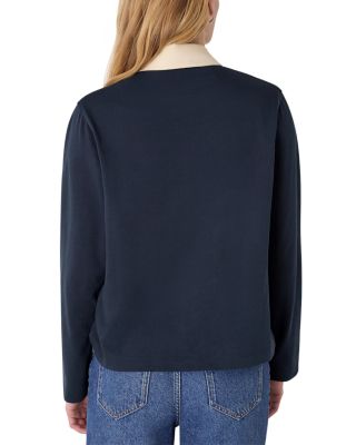 Contrast Collar Polo Shirt