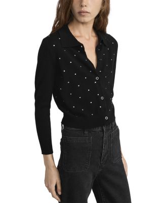  The Rhinestone Cardigan Sweater 