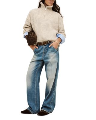 Beltane Zip Collar Sweater