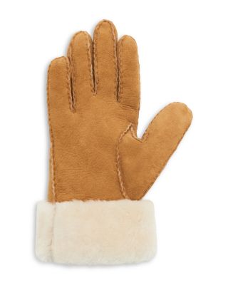 Fantine Shearling Cuff Leather Gloves