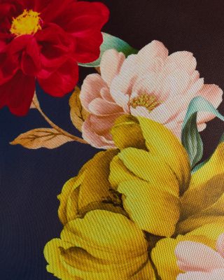 Zadie Floral Mesh Top