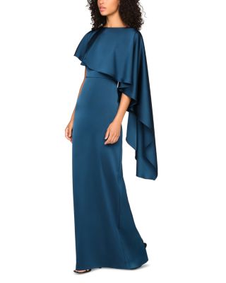 Karis Cape Column Gown
