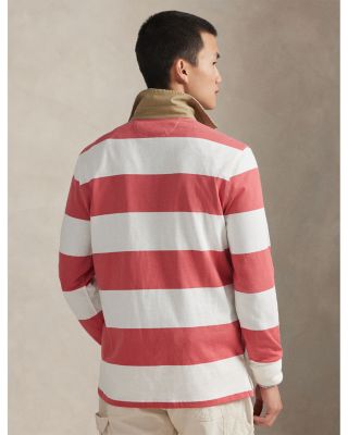 Classic Fit Khaki Collar Rugby Shirt