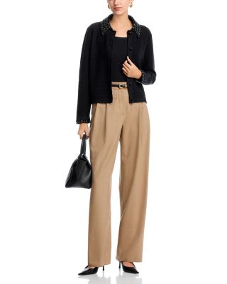 Embellished Sweater Jacket