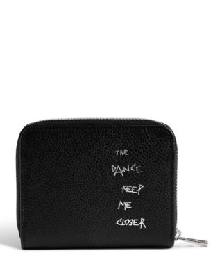 Mini ZV Graffiti Leather Zip Wallet