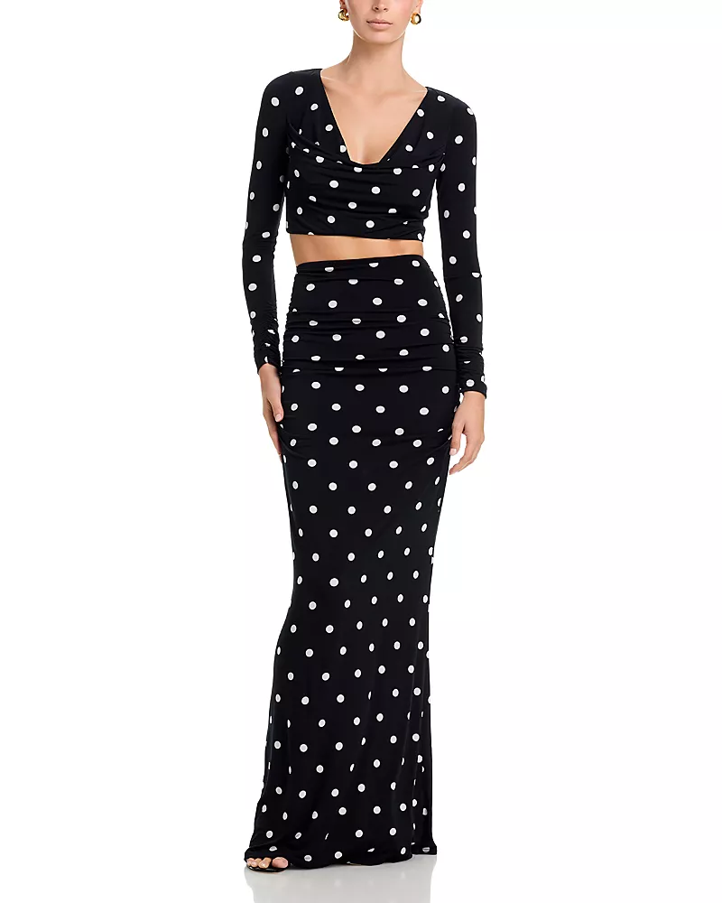Black Halo Rafaela Two Piece Maxi Dress