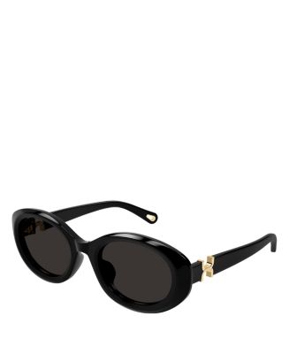Chloe OD1432 Chloé Oval Sunglasses, 54mm | Bloomingdale's Jewelry & Accessories
