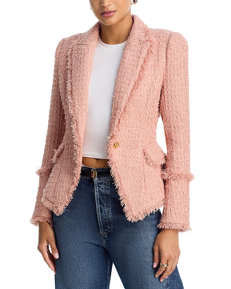 L'Agence Kaisley Frayed Blazer