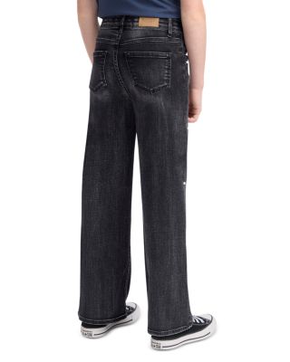Girls' High Rise Wide Leg Embellished Jeans - Little Kid, Big Kid