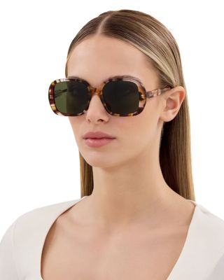 Rectangular Sunglasses, 55mm