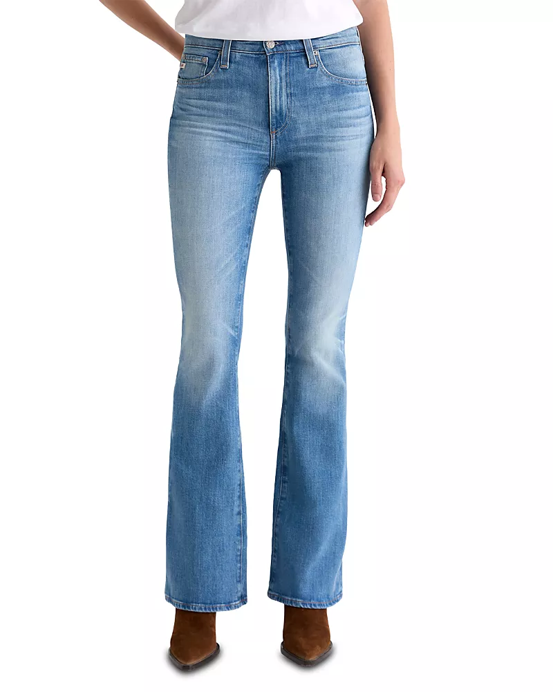 Ag Farrah Mid Rise Bootcut Jeans in 18 Years Bisou