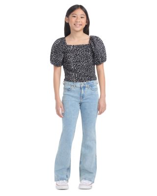 Girls' Emerson Puff Sleeved Top - Little Kid, Big Kid