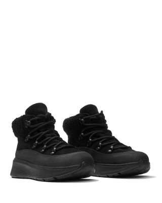 Women's F-MODE Teddy Collar Boots