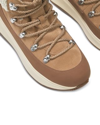 Women's F-MODE Teddy Collar Boots