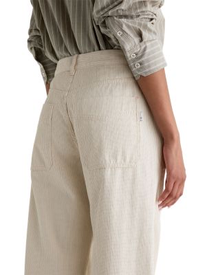 Mercer High Rise Barrel Leg Jeans in Blush Canvas