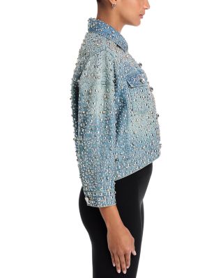 Vangie High Low Embellished Jacket