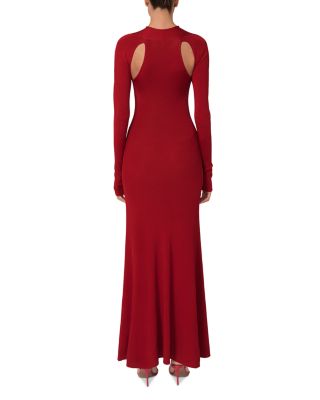 Cutout Knitted Maxi Dress