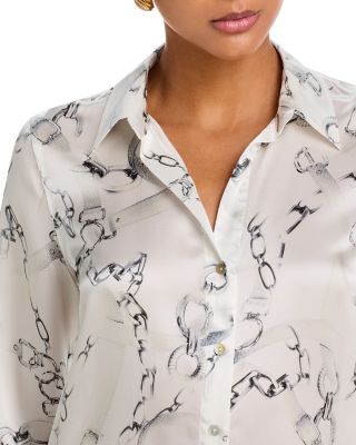 Tyler Silk Printed Blouse