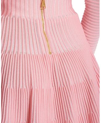 A-Line Textured Knit Skirt